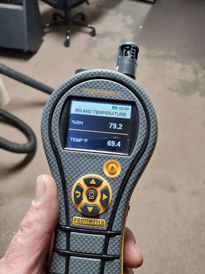 Moisture meter humidity assessment for Fire & Smoke Damage Restoration in Gypsum